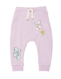 Cotton Bird Print Joggers