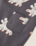 Cotton Dinosaur Romper