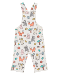 Cotton Rich Woodland Dungarees (0-3 Yrs)
