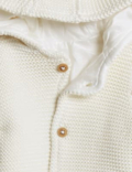 Pure Cotton Chunky Knitted Cardigan