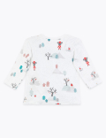 Winter Scene Printed  Top