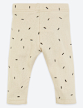 Organic Cotton Dash Print Leggings
