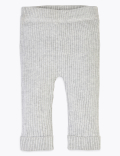 Cotton Ribbed Leggings
