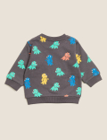 Cotton Rich Dinosaur Sweatshirt (0-3 Yrs)