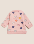 Cotton Rich Love Heart Sweatshirt (0-3 Yrs)