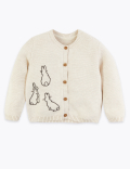 Pure Cotton Peter Rabbit™ Cardigan (7lbs-36 Mths)