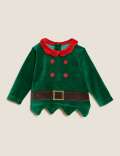 3pc Cotton Rich Elf Outfit (0-3 Yrs)