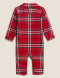 Pure Cotton Checked Romper (0-3 Yrs)