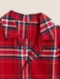 Pure Cotton Checked Romper (0-3 Yrs)
