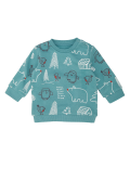 Cotton Winter Woodland Print Sweatshirt (0-3 Yrs)