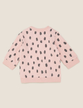 Cotton Brushstroke Print Sweatshirt (0-3 Yrs)