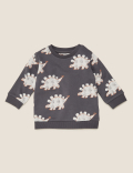Cotton Dinosaur Print Sweatshirt (0-3 Yrs)
