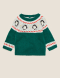 Penguin Fair Isle Jumper (0-3 Yrs)