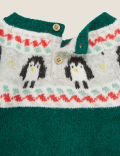 Penguin Fair Isle Jumper (0-3 Yrs)