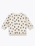 Cotton Rich Dash Print Sweatshirt (0-3 Yrs)