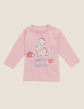 Pure Cotton Bunny Print Top (0-3 Yrs)
