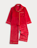 Kids Velour Soft Pyjamas (1-16 Yrs)