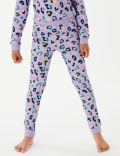 Cotton Rich Leopard Print Pyjamas