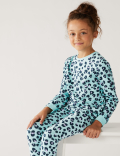 2pk Pure Cotton Leopard Pyjama Sets