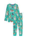 Cotton Rich Christmas Dog Pyjamas (6-16 Yrs)