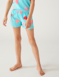 Cotton Rich Heart Lolly Short Pyjama Set