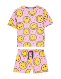 Pure Cotton Smiley Print Short Pyjama Set