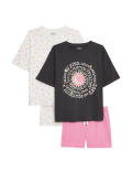 2pk Pure Cotton Celestial Pyjama Sets (6-16 Yrs)