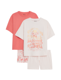 2pk Pure Cotton Printed Pyjama Sets (6-16 Yrs)