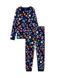 Cotton Rich Leopard Print Pyjamas (7-14 Yrs)