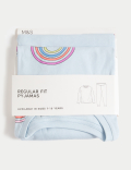 Pure Cotton Rainbow Pyjamas (7-14 Yrs)