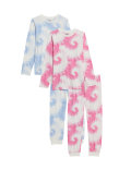 2pk Pure Cotton Tie Dye Pyjamas (6-16 Yrs)