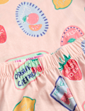 Kids' Pure Cotton Fruit Pyjamas (1-16 Yrs)