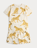 Pure Cotton Leopard Pyjamas (1-16 Yrs)