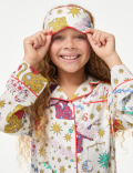 Satin Zodiac Pyjamas with Eye Mask (6-16 Yrs)