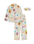 Satin Zodiac Pyjamas with Eye Mask (6-16 Yrs)