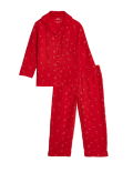 Pure Cotton Christmas Star Pyjamas (1-16 Yrs)