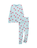 Pure Cotton Cherry Print Pyjamas (12 Mths - 16 Yrs)