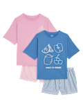 2pk Pure Cotton Fruit Pyjama Sets (3-16 Yrs)