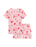 Kids' Pure Cotton Fruit Graphic Short Pyjamas (1-16 Yrs)
