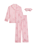 Satin Wicked™ Glinda Pyjamas with Eye Mask (6-16 Yrs)