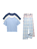 3pk Pure Cotton Checked Pyjama Sets (1-16 Yrs)