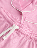 Cotton Modal Blend Piped Pyjamas (3-16 Yrs)
