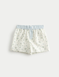Pure Cotton Floral Pyjama Shorts (6-16 Yrs)