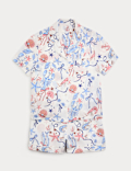 Satin Shell Short Pyjamas (6-16 Yrs)