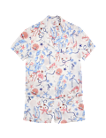 Satin Shell Short Pyjamas (6-16 Yrs)