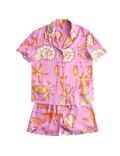 Satin Shell Print Pyjamas (6-16 Yrs)