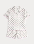 Pure Cotton Floral Print Pyjamas (6-16 Yrs)