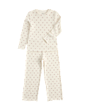 Cosy Ribbed Bow Pyjama Set (6-16 Yrs)
