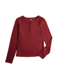 Long Sleeve Button Up Pyjama Top (6-16 Yrs)