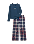 Cotton Rich Checked Pyjamas (6-16 Yrs)